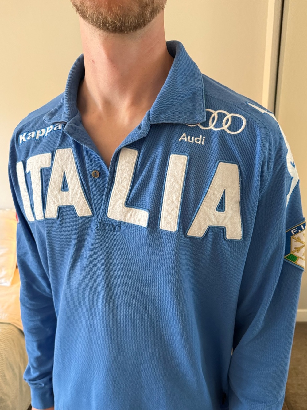 Kappa Italia Long Sleeve Ski Team Polo